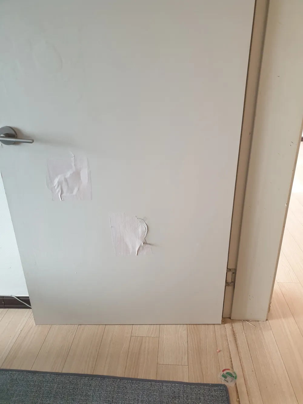 인천 현관문 필름 시공 시공 전